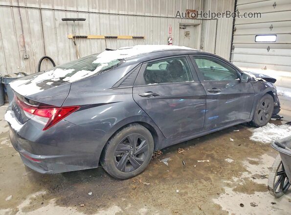5NPLS4AGXMH004589 2021 HYUNDAI ELANTRA Gray Trasero derecho