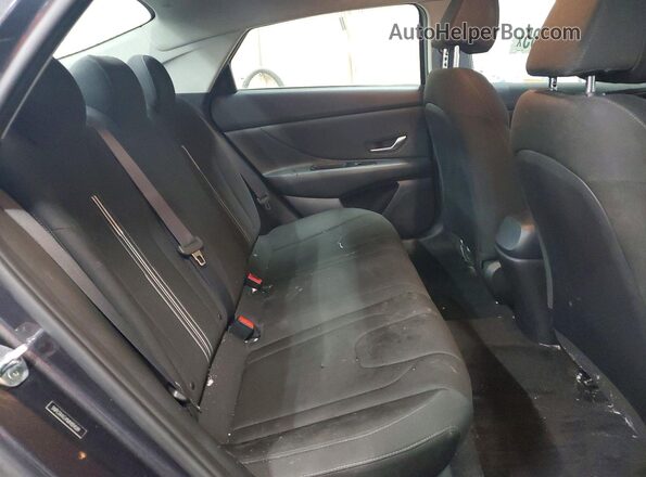 5NPLS4AGXMH004589 2021 HYUNDAI ELANTRA Gray Vista de los asientos traseros