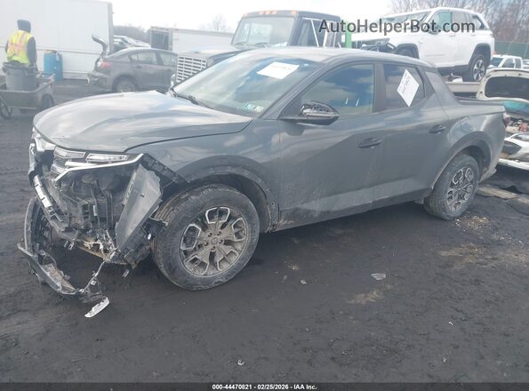 5NTJBDAE1NH008541 2022 HYUNDAI SANTA CRUZ Gray Առջևի ձախ երեք քառորդ տեսարան