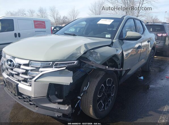 5NTJBDAE2NH032007 2022 HYUNDAI SANTA CRUZ Green Передня ліва чверть