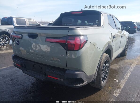 5NTJBDAE2NH032007 2022 HYUNDAI SANTA CRUZ Green Задня права чверть