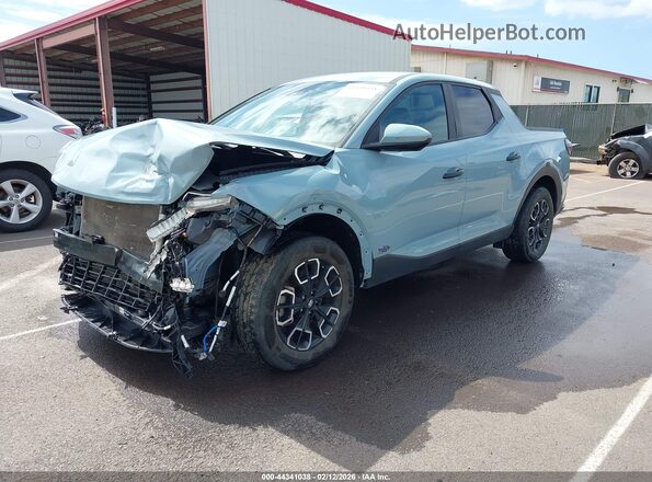 5NTJBDAE9RH086765 2024 HYUNDAI SANTA CRUZ Blue წინა მარცხენა ხედი სამი მეოთხედიდან