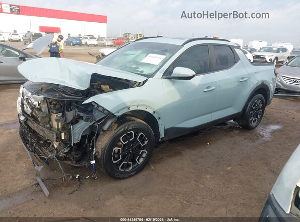 5NTJDDAF2NH003707 2022 HYUNDAI SANTA CRUZ Light Blue წინა მარცხენა ხედი სამი მეოთხედიდან