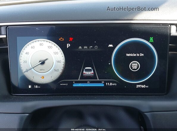 5NTJEDAF1PH071674 2023 HYUNDAI SANTA CRUZ Black Հետևի նստատեղերի տեսք
