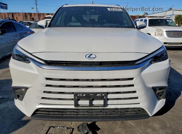 5TDAAAA63SS016476 2025 LEXUS TX White წინა ხედი