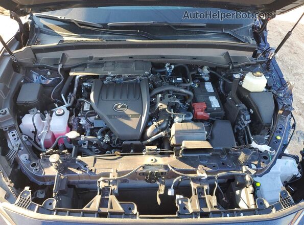 5TDAAAA67SS015556 2025 LEXUS TX Black Vista del compartimento del motor