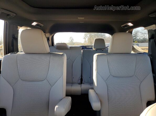 5TDAAAA67SS015556 2025 LEXUS TX Black Vista de los asientos traseros
