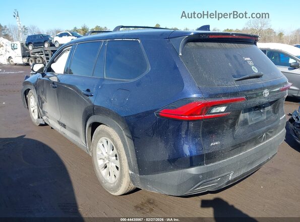 5TDAAAB58RS070016 2024 TOYOTA GRAND HIGHLANDER Black Հետևի ձախ