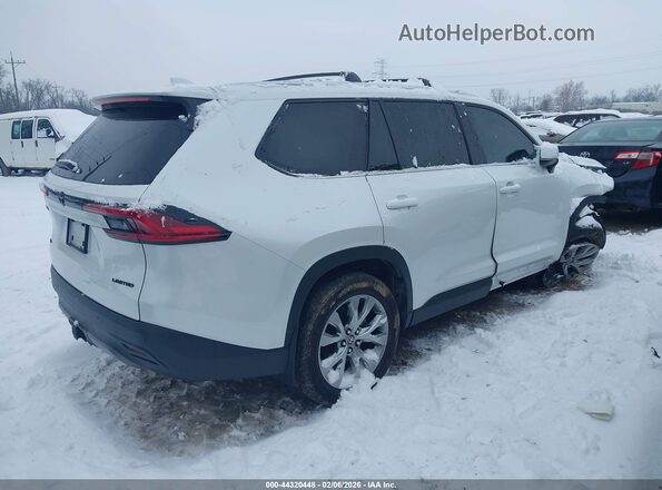5TDAAAB5XSS085512 2025 TOYOTA LIMITED White უკანა მარჯვენა