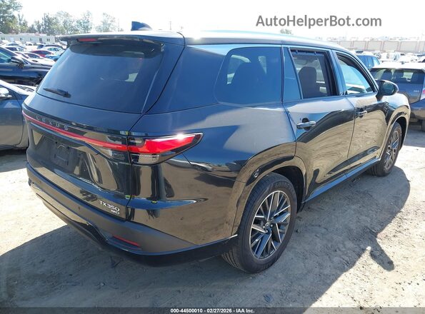 5TDAAAB60SS023495 2025 LEXUS TX 350 Black უკანა მარჯვენა