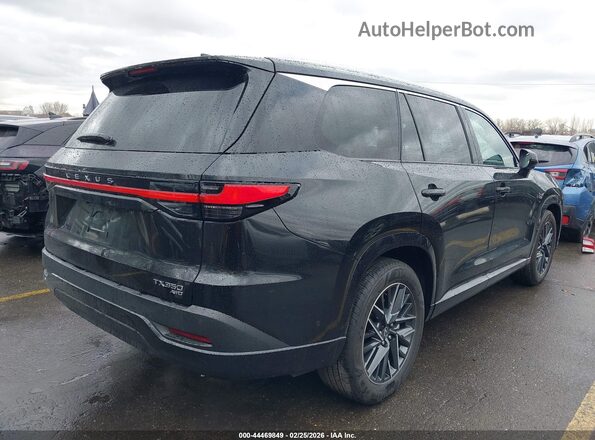 5TDAAAB66SS024845 2025 LEXUS TX 350 Black Задня права чверть