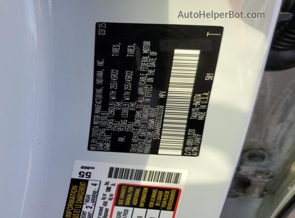 5TDAAAB66SS030208 2025 LEXUS TX White Вид підкапотного простору