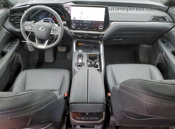 5TDAAAB6XSS029627 2025 LEXUS TX Black Առջևի վահանակի տեսք