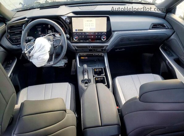 5TDABAB69RS007285 2024 LEXUS TX Blue Vista del salpicadero