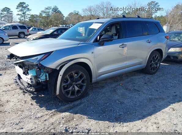 5TDABAB6XSS012176 2025 LEXUS TX 500H Silver Przód lewy