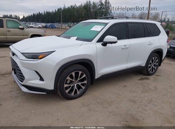 5TDADAB58SS014008 2025 TOYOTA LIMITED White Առջևի ձախ երեք քառորդ տեսարան