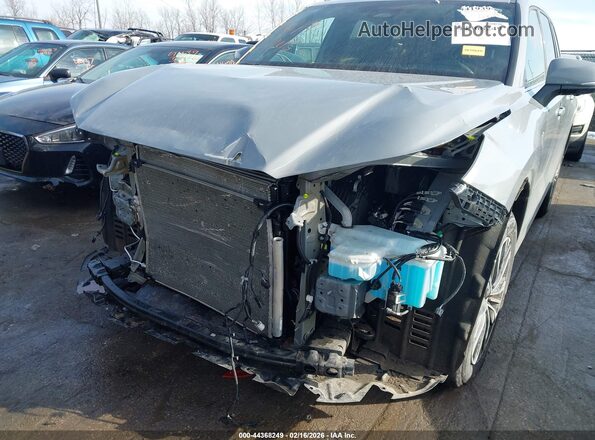 5TDADAB58SS020326 2025 TOYOTA HIGHLANDER HYBRID Gray Vista frontal