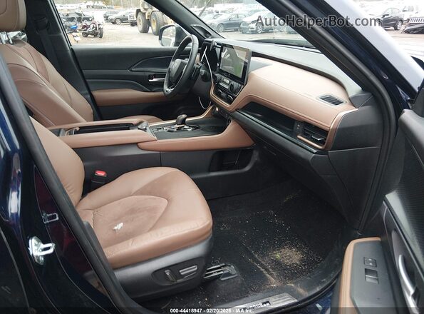 5TDADAB59SS013059 2025 TOYOTA HIGHLANDER HYBRID Dark Blue წინა სალონის ხედი