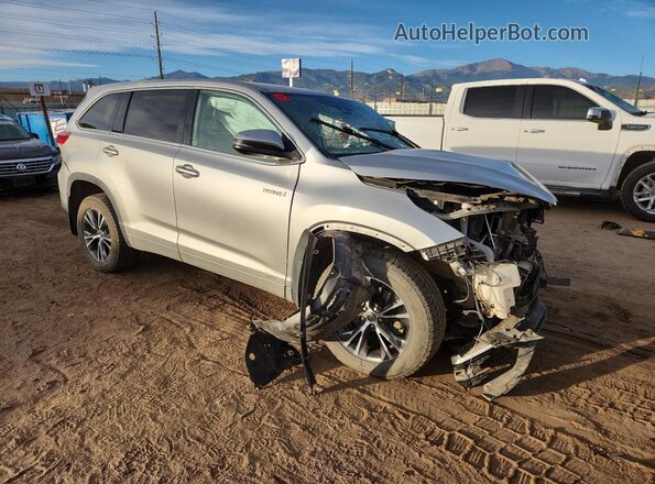 5TDBGRFH2JS042318 2018 TOYOTA HIGHLANDER HYBRID Серебряный 