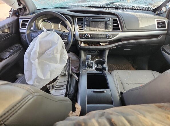 5TDBGRFH2JS042318 2018 TOYOTA HIGHLANDER HYBRID Серебряный 