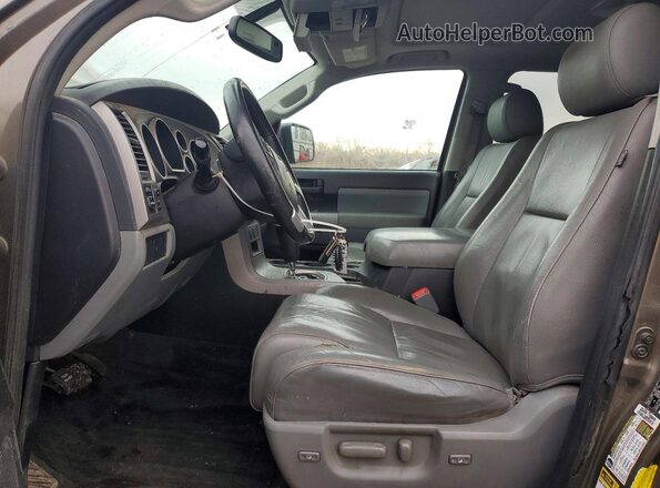 5TDBW5G1XGS146352 2016 TOYOTA SEQUOIA Серый Вид салона спереди
