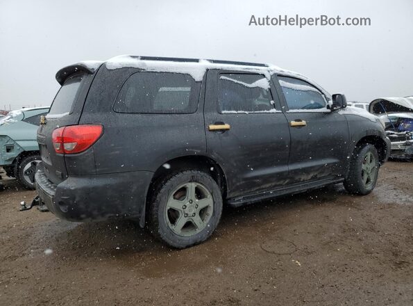 5TDBY5G11GS136528 2016 TOYOTA SEQUOIA Черный Задняя правая четверть