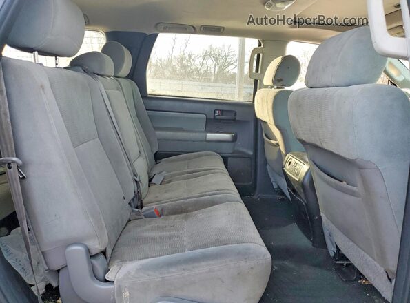 5TDBY5G17JS158721 2018 TOYOTA SEQUOIA Gray Rear interior view
