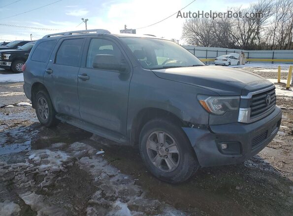 5TDBY5G17JS158721 2018 TOYOTA SEQUOIA Gray Front right