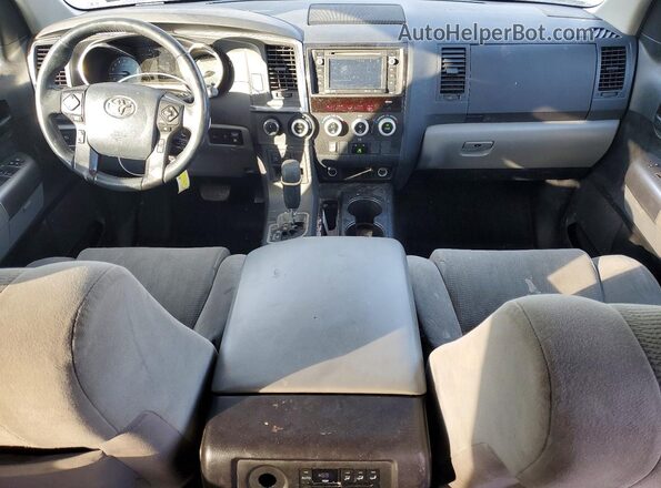 5TDBY5G17JS158721 2018 TOYOTA SEQUOIA Gray Dashboard view