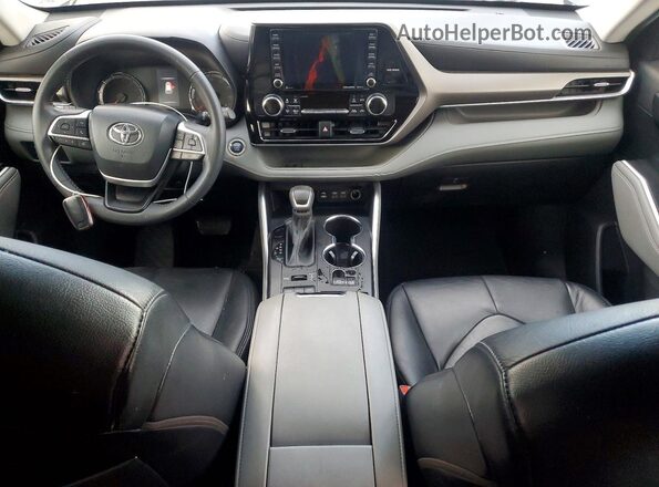 5TDBZRBH3NS589149 2022 TOYOTA HIGHLANDER Gray 