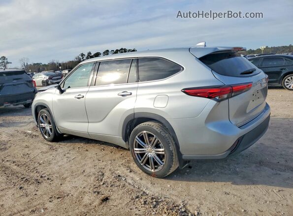 5TDBZRBH9LS514579 2020 TOYOTA HIGHLANDER Silver Trasero izquierdo