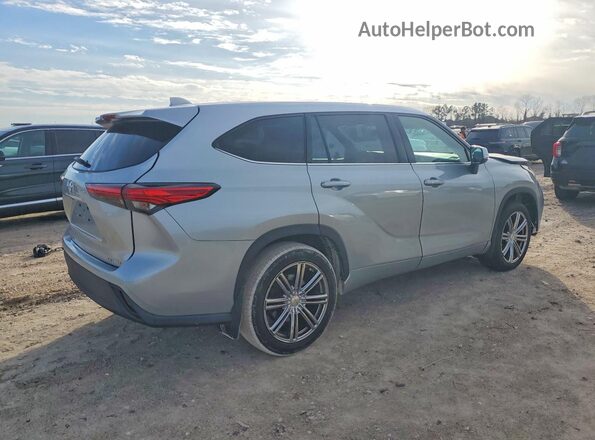 5TDBZRBH9LS514579 2020 TOYOTA HIGHLANDER Silver Trasero derecho