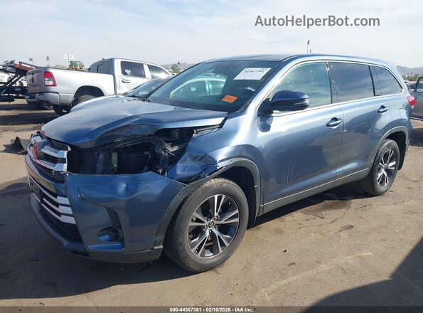 5TDBZRFH9KS972471 2019 TOYOTA LE Blue წინა მარცხენა ხედი სამი მეოთხედიდან