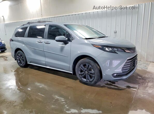 5TDCSKFC1RS145871 2024 TOYOTA SIENNA Gray Передня права чверть