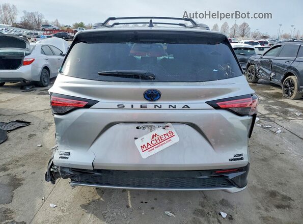 5TDCSKFC5PS075160 2023 TOYOTA SIENNA Silver უკანა ხედი
