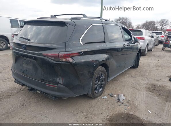 5TDCSKFC9RS146881 2024 TOYOTA SIENNA Black Trasero derecho