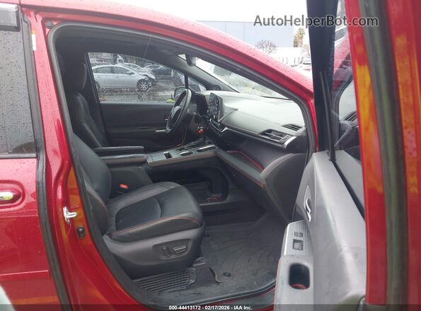 5TDDRKEC2MS035583 2021 TOYOTA SIENNA Burgundy Вид салону спереду