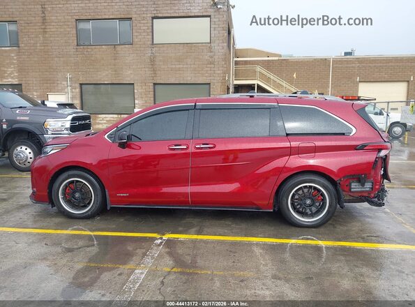5TDDRKEC2MS035583 2021 TOYOTA SIENNA Burgundy 