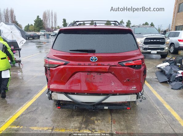 5TDDRKEC2MS035583 2021 TOYOTA SIENNA Burgundy 