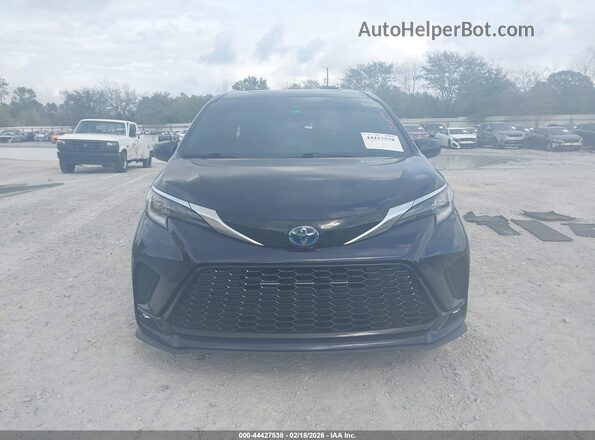 5TDDRKEC5MS019491 2021 TOYOTA SIENNA Dark Blue Вид щитка приборов