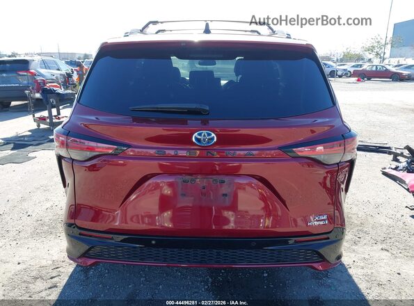 5TDDRKEC6NS077062 2022 TOYOTA SIENNA Red 