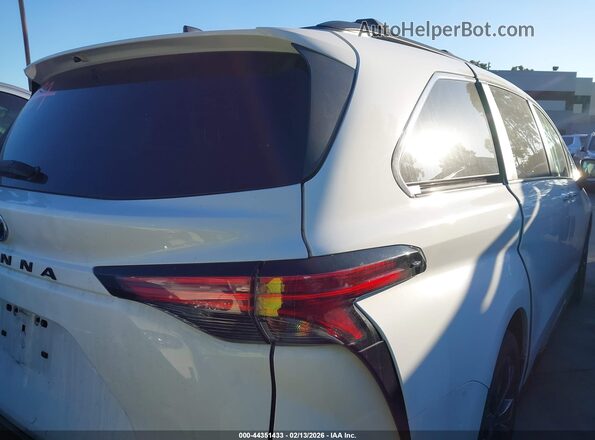 5TDDRKEC7MS005513 2021 TOYOTA SIENNA White Задня права чверть