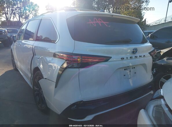5TDDRKEC7MS005513 2021 TOYOTA SIENNA White Задня ліва чверть