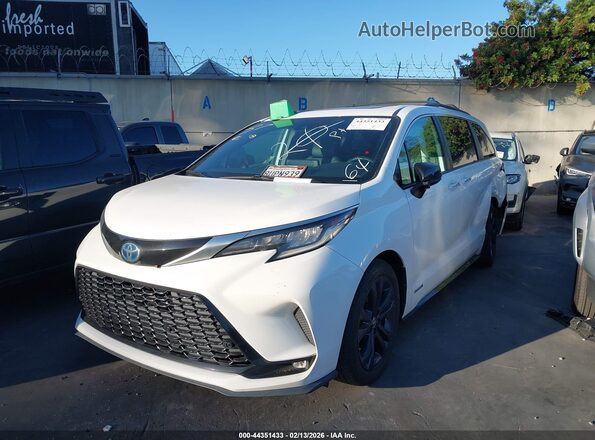 5TDDRKEC7MS005513 2021 TOYOTA SIENNA White Передня ліва чверть