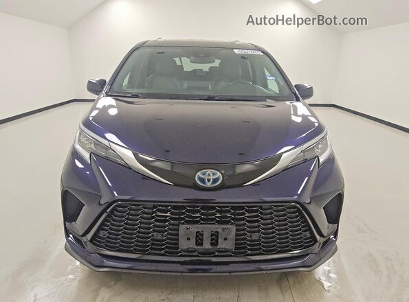 5TDDSKFC5MS030249 2021 TOYOTA SIENNA Blue Вид спереду