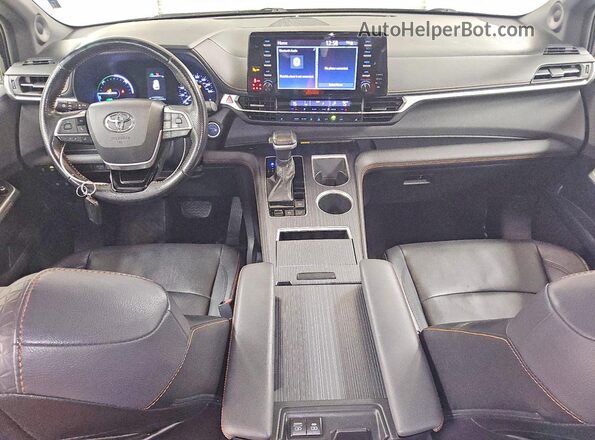 5TDDSKFC5MS030249 2021 TOYOTA SIENNA Blue Вид панелі приладів