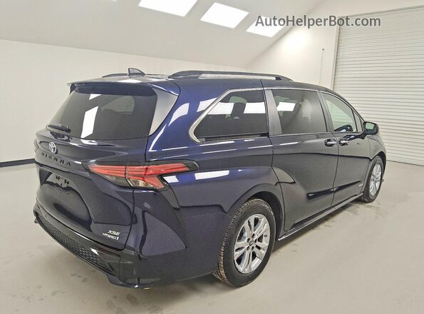 5TDDSKFC5MS030249 2021 TOYOTA SIENNA Blue Задня права чверть