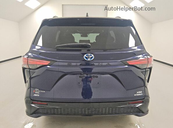 5TDDSKFC5MS030249 2021 TOYOTA SIENNA Blue Вид ззаду