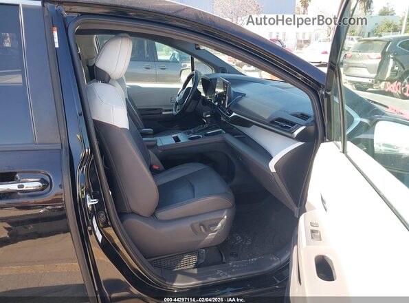 5TDDSKFC6MS006865 2021 TOYOTA SIENNA Black Widok wnętrza z przodu