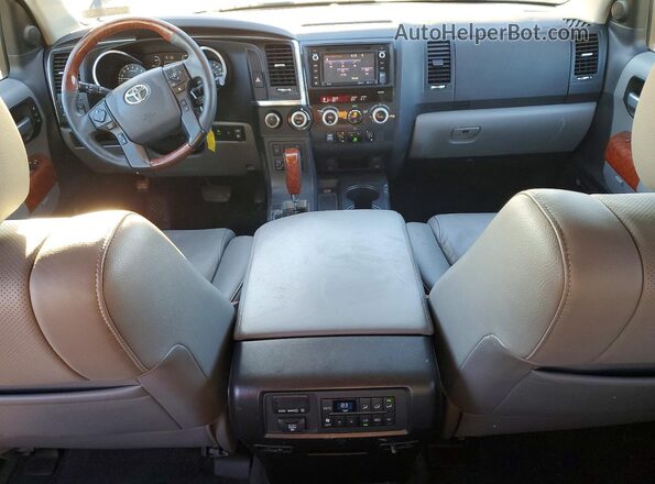 5TDDY5G15JS157401 2018 TOYOTA SEQUOIA Black წინა პანელის ხედი